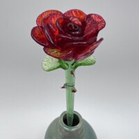 Rose en verre de Murano Rose en verre