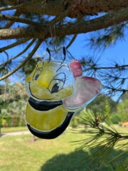 Attrape-soleil en verre fusionné<br />ATTRAP003