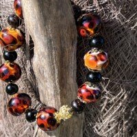 Bracelet en perles de verre