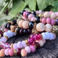 Bracelets en perles de verre